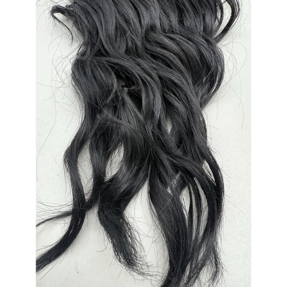 Fashion Wig, Realistic Heat Resistant Black Wig - Long Wavy Wig with Tag *READ.. - Picture 5 of 15